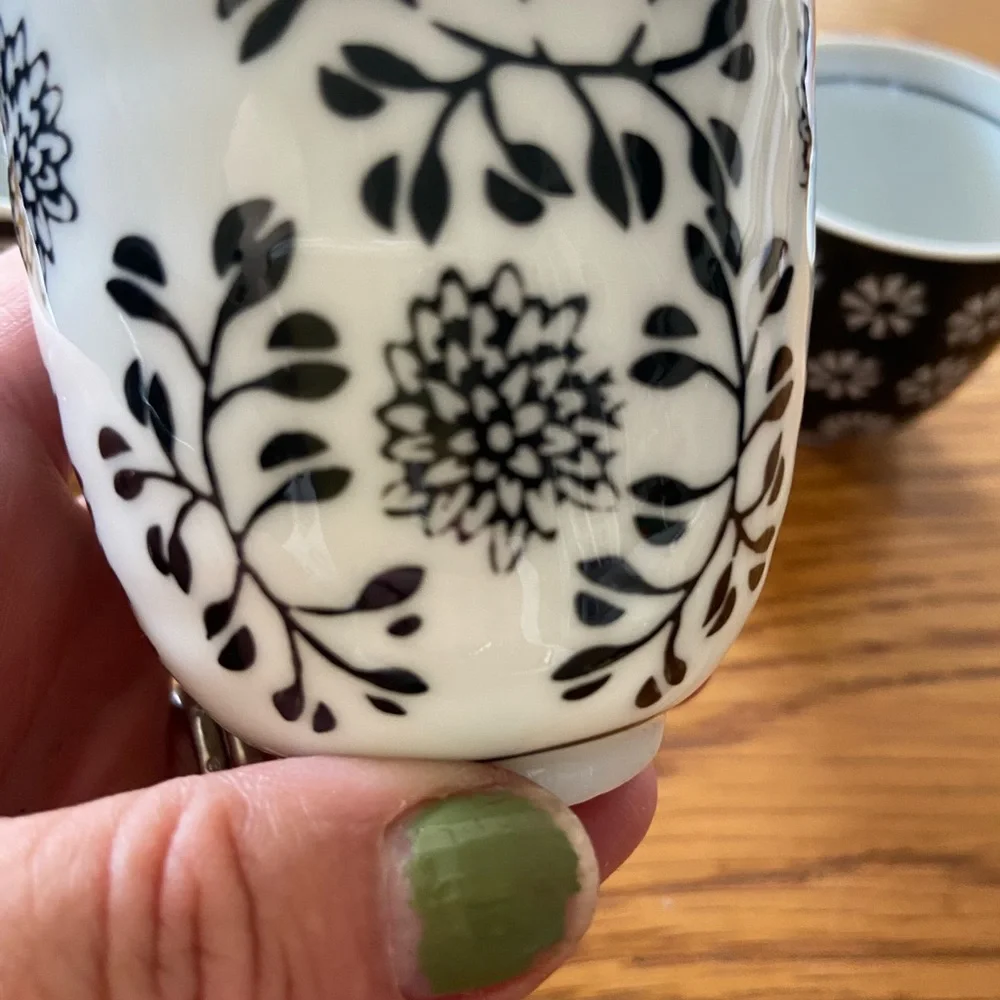 4 Pier One Imports Sake/Tea Cups